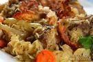 Costela de porco com chucrute