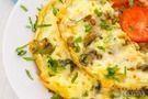 Omelete de cogumelos