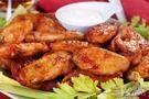 Asas de frango com gengibre