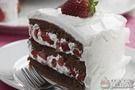 Bolo de Nutella com morango