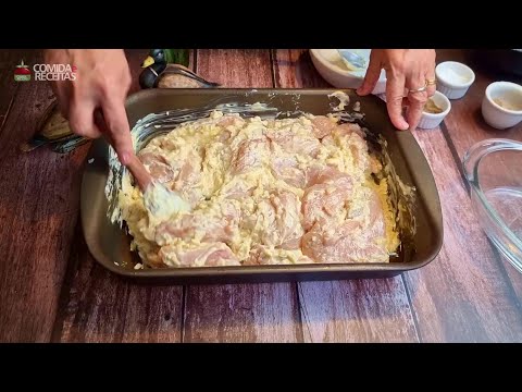 Peito de frango com maionese | Receitas rápidas e fáceis | Comida e Receitas