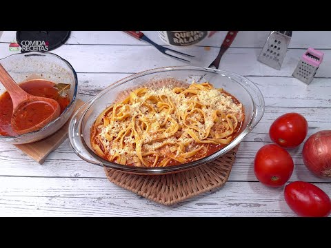 Macarrão com molho de tomate | Como fazer | Comida e Receitas