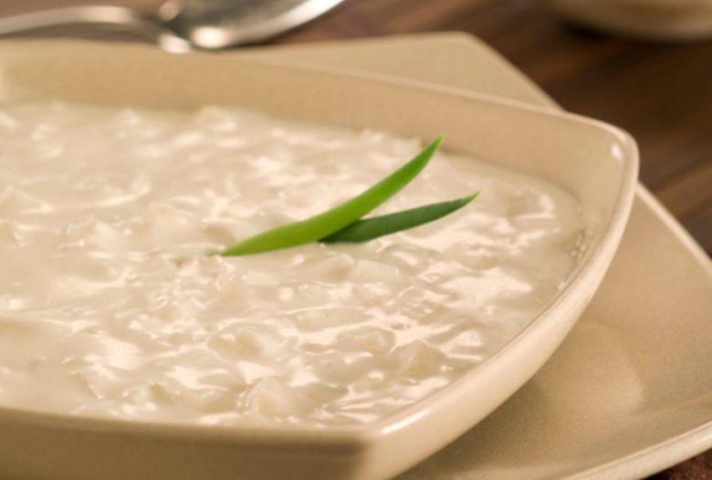 Sopa creme de palmito