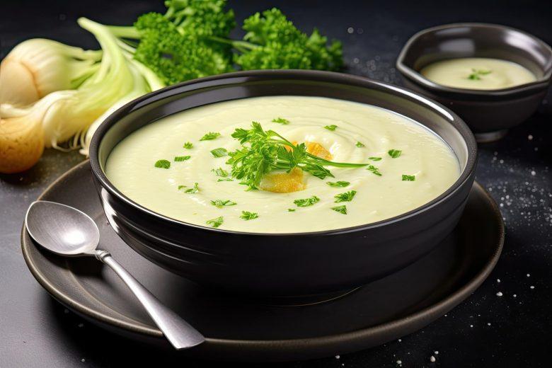 Sopa de batata e alho-poró