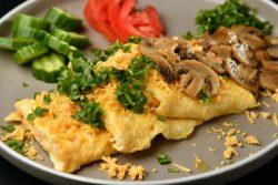 Omelete à moda do campo