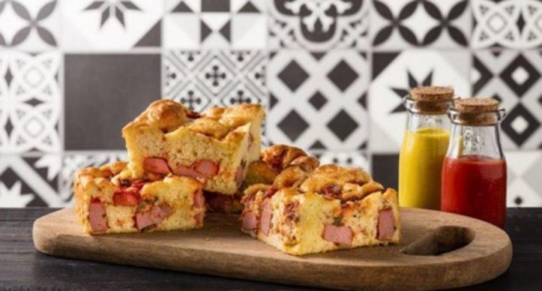 Cachorro quente de forno