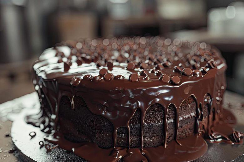 Bolo de chocolate de liquidificador