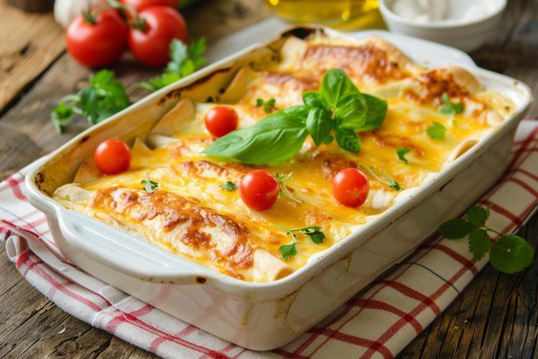 Canelone hiperproteico