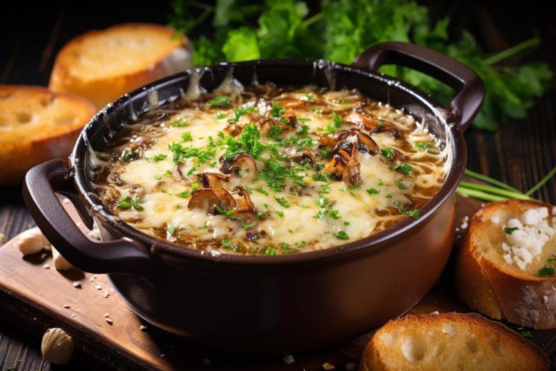 Sopa de cebola nutritiva