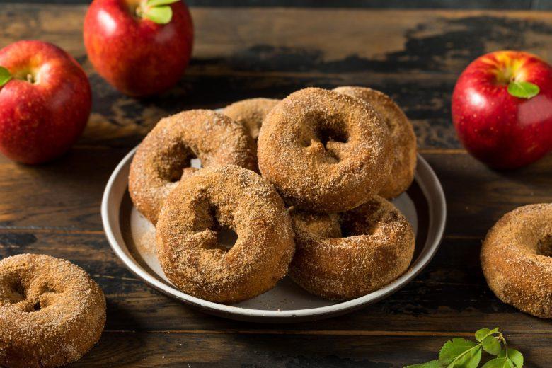 Rosquinhas com maçã