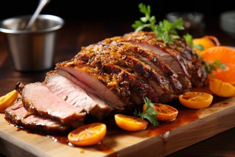 Pernil de cordeiro com gengibre