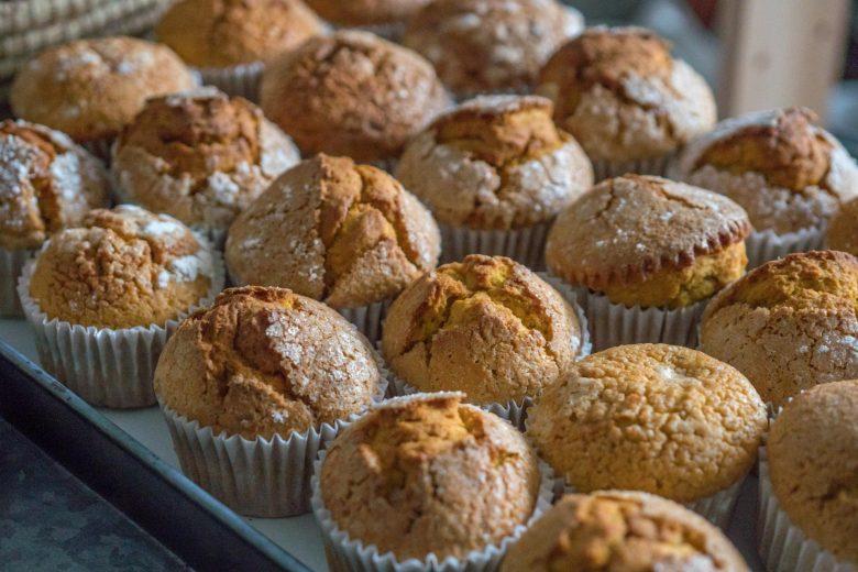 Muffins de farelo e cenoura