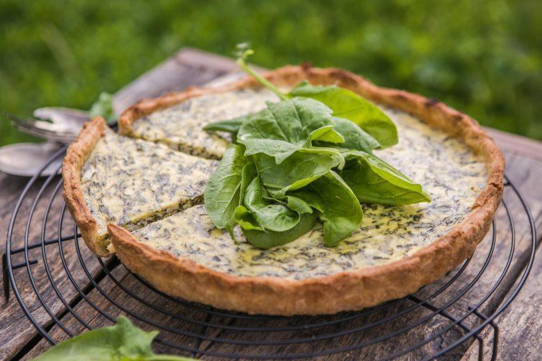Quiche de espinafre