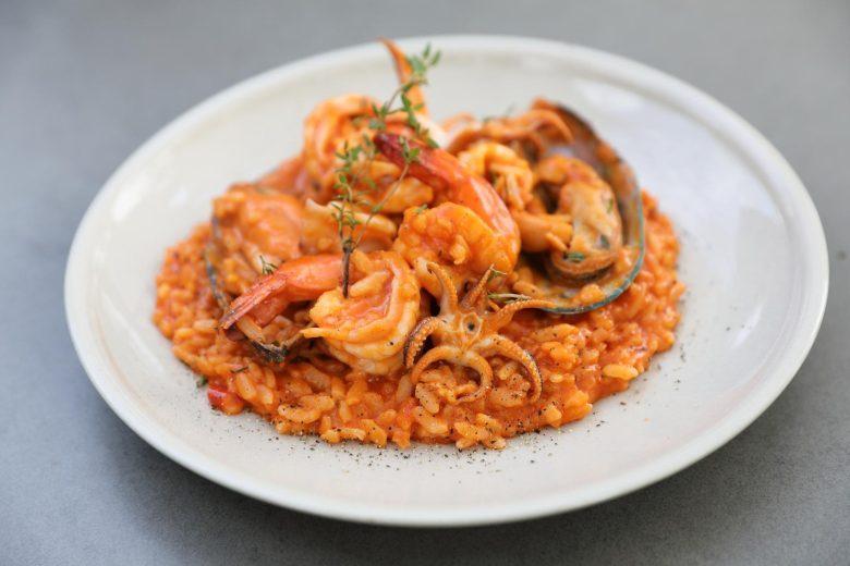Risoto de frutos do mar