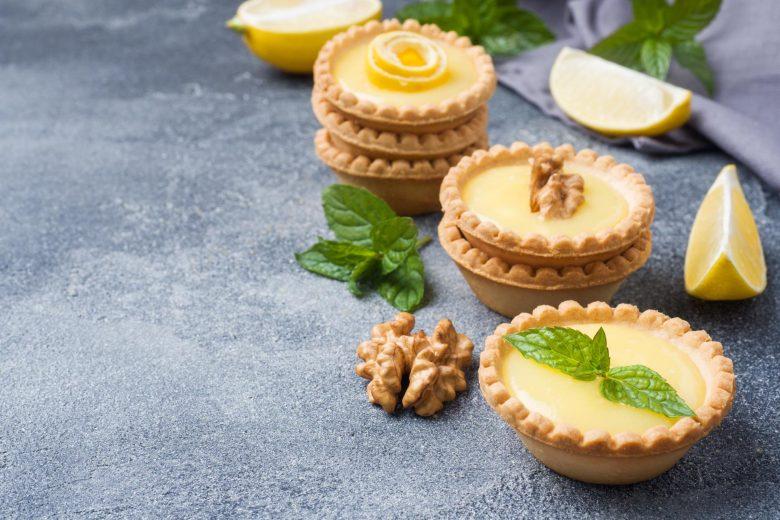 Tortinhas com creme de limão
