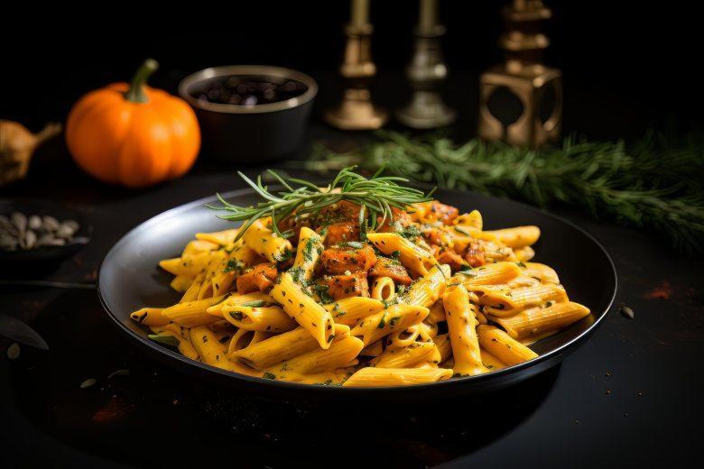 Macarrão com abóbora