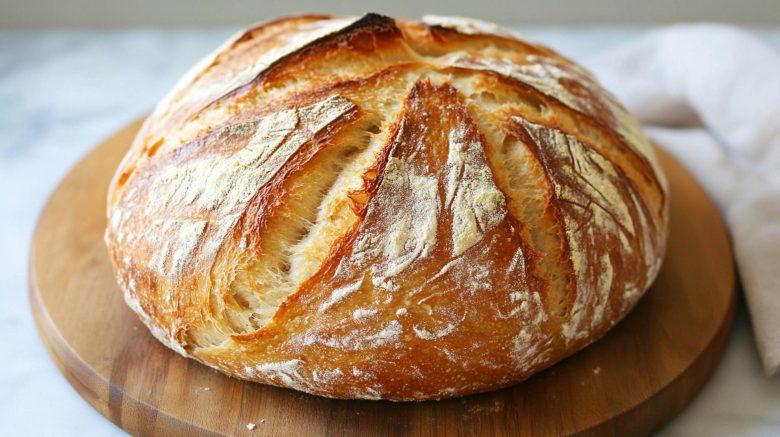 Pão italiano crocante
