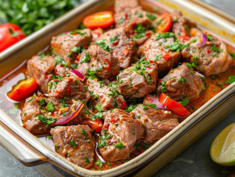 Carne marinada