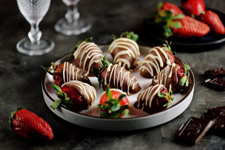 Morango ao chocolate