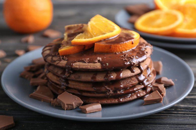 Panquecas de chocolate