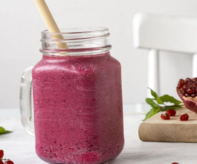 Smoothie de frutas vermelhas