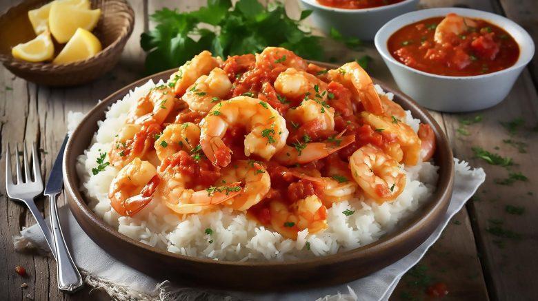 Arroz com camarão