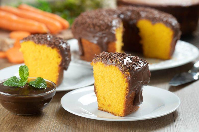 Bolo de cenoura diferente