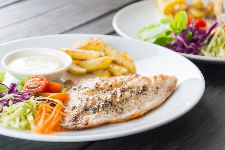 Filé de peixe light