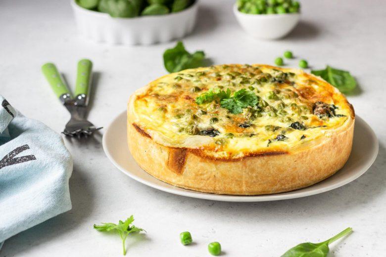 Quiche de espinafre incrementado