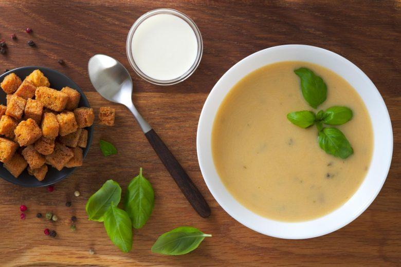 Sopa cremosa light