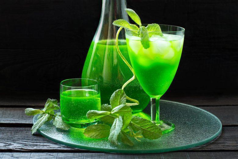 Coquetel de menta light