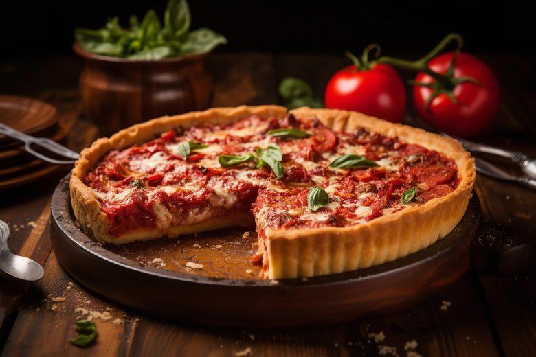 Quiche de carne seca com tomate seco