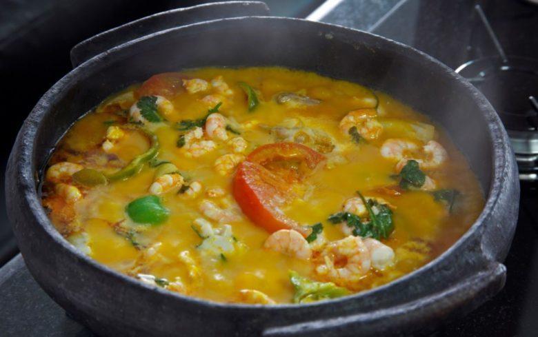 Peixe com leite de coco