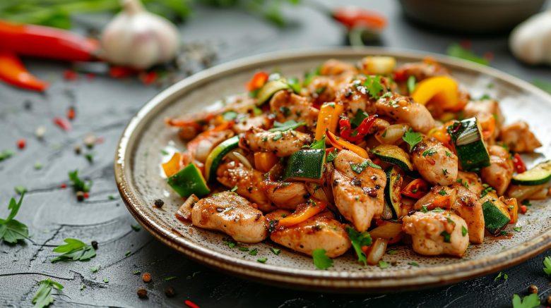 Frango szechuan