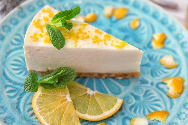 Cheesecake de limão e laranja