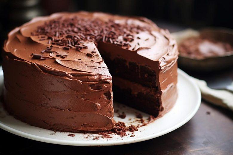 Bolo de nozes e chocolate