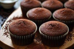 Muffins de canela com chocolate