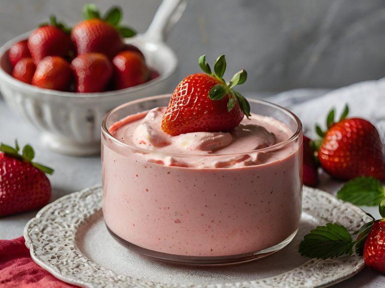 Mousse de morango da titia