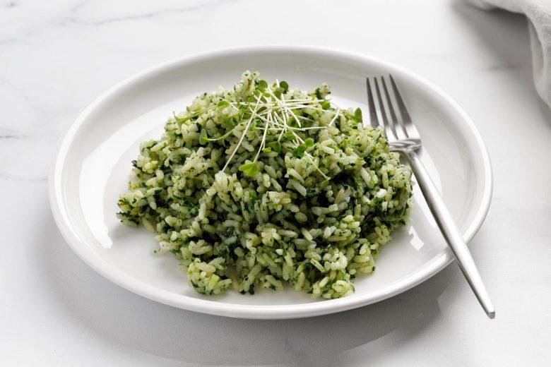 Arroz de espinafre