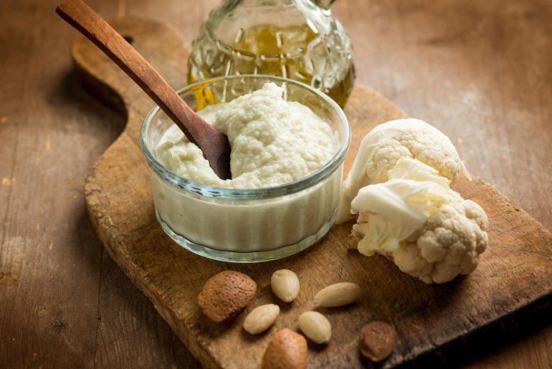 Creme de couve-flor com queijo