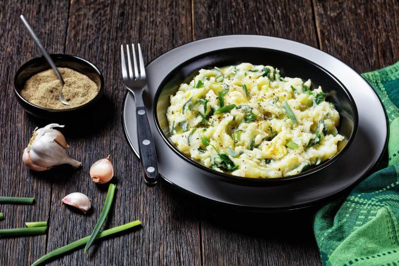 Purê de batatas com couve flor