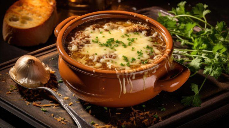 Sopa cremosa de cebolas