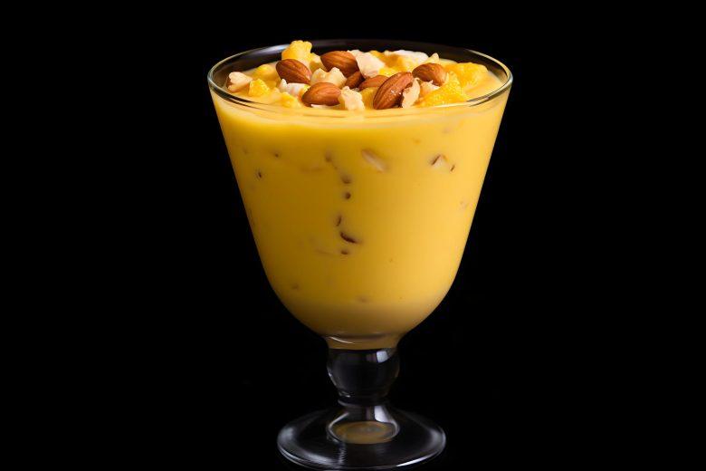 Mousse de manga com zabaione