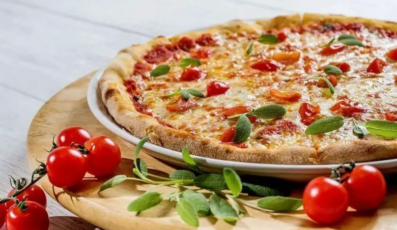 Pizza de tomate seco