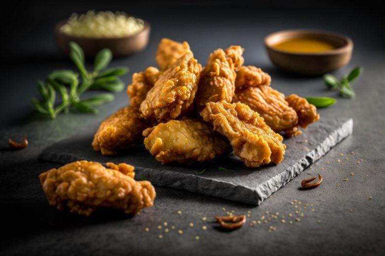 Frango crocante com três farinhas