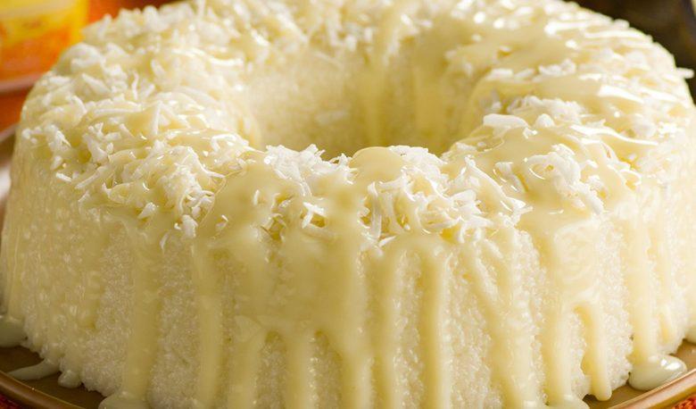 Bolo de tapioca granulada