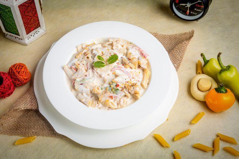 Macarrão ao molho de café