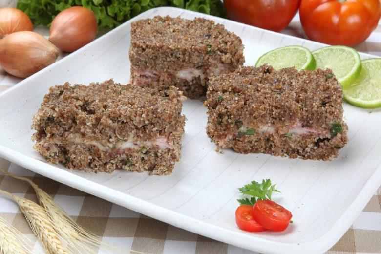 Quibe de forno recheado