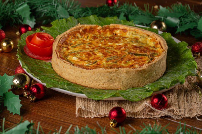 Quiche especial de alho-poró