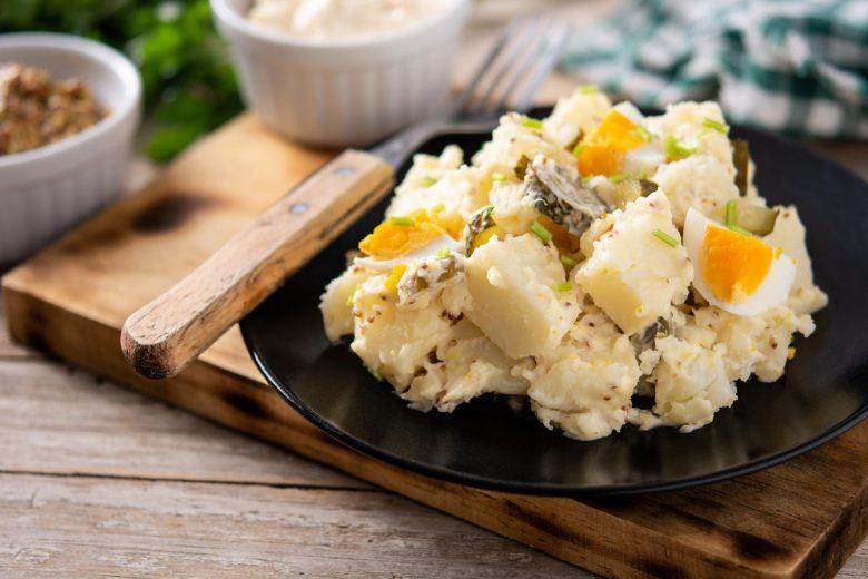 Salada de batata doce